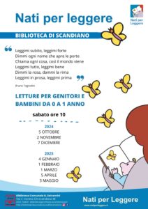 Letture a cura delle volontarie Nati per Leggere per neogenitori e bambini da 0 a 1 anno