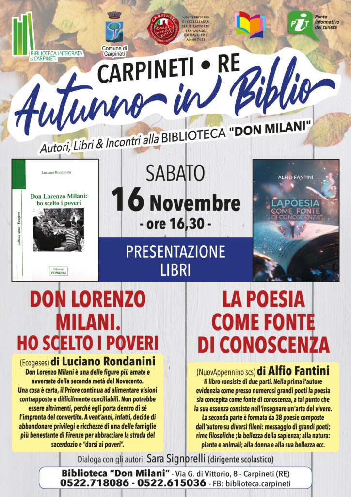 presentazione libri luciano rondanini e alfio fantini