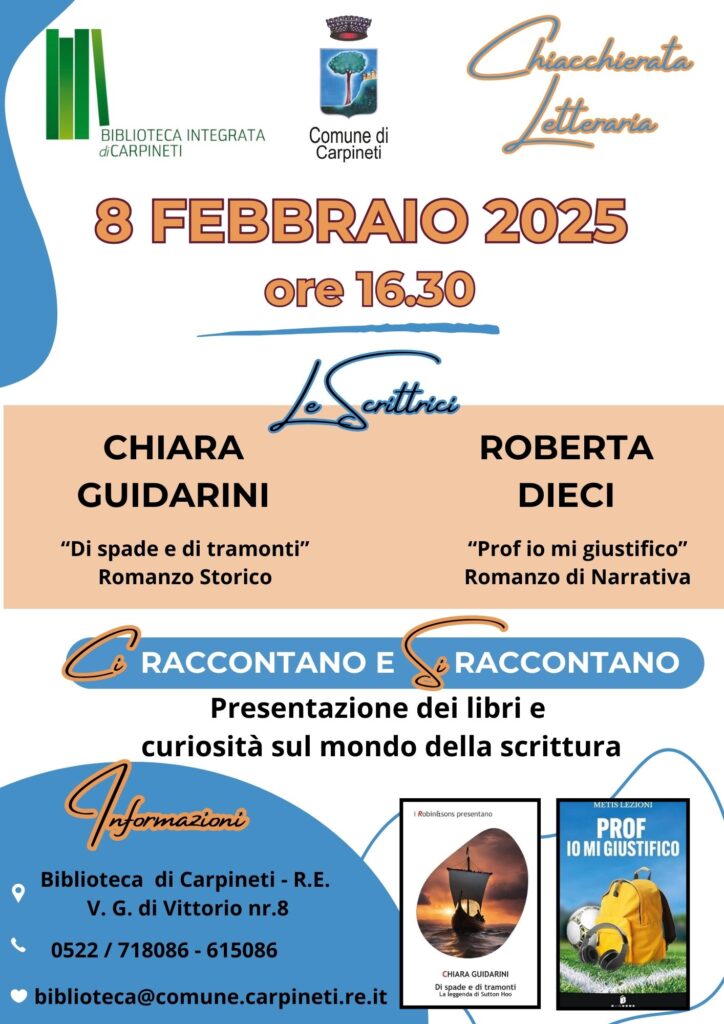 presentazione biblioteca carpineti 8 febbraio