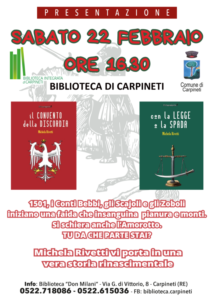 presentazione in biblioteca a carpineti 22-02-2025