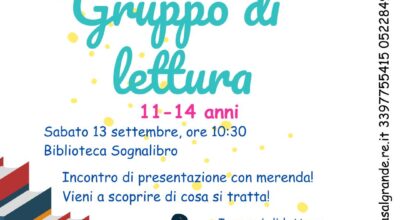 Gruppo di lettura 11-14 anni
