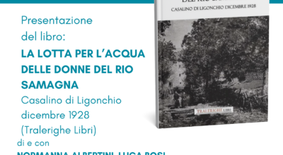 Presentazione Libro “La lotta per l’acqua del Rio Samagna”