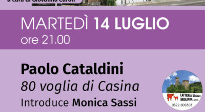 I mitici anni ’80 rivivono a Casina: Paolo Cataldini presenta il suo nuovo libro “80 voglia di Casina” 